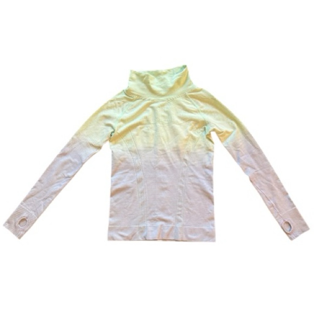 Ivivva Mint Green and blue ombré athletic Top